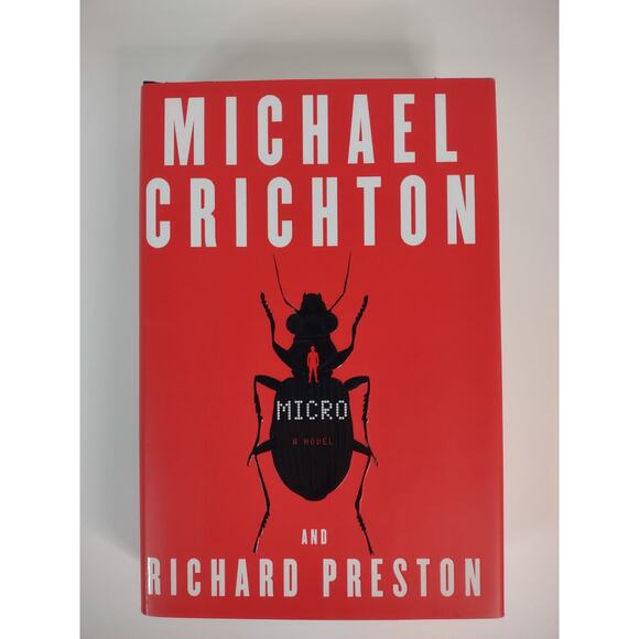Micro: A Novel Hardcover Michael Crichton Richard Preston Science Fiction - Picture 2 of 8